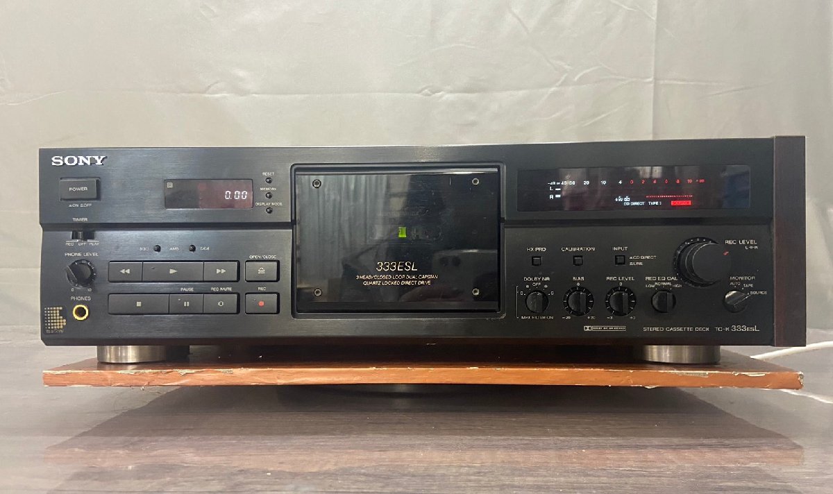 ^1216 junk audio equipment cassette deck SONY TC-K333ESL Sony 