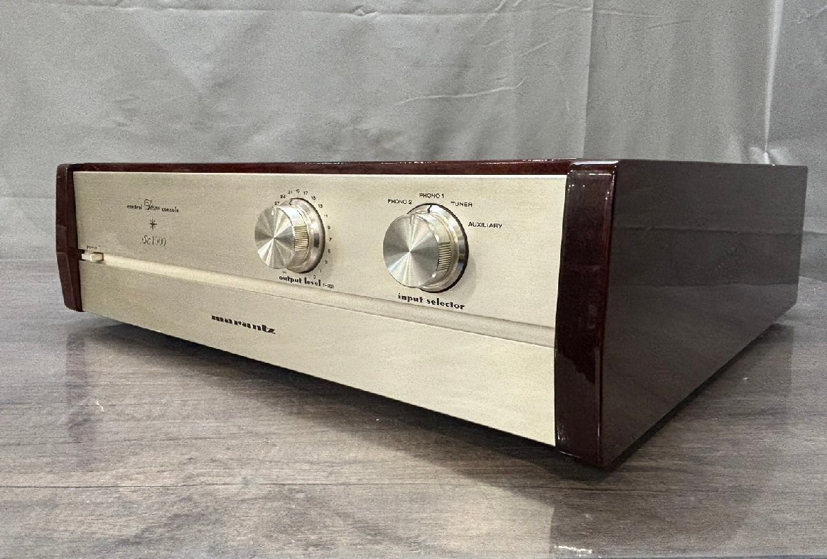 △1166　ジャンク品　オーディオ機器　プリアンプ/コントロールアンプ　marantz SC1000　マランツ_画像1