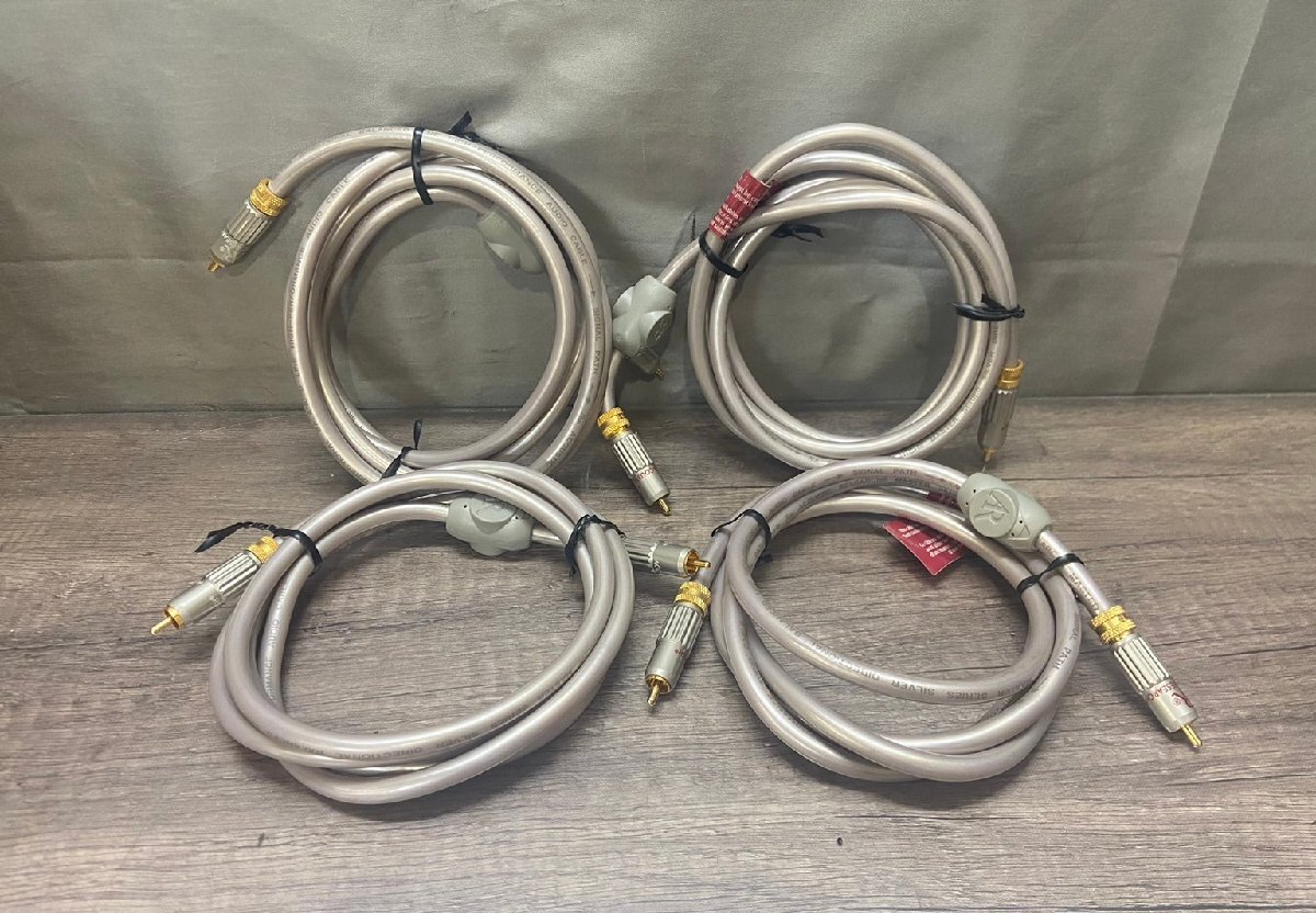 ^1180 secondhand goods audio equipment sound cable RCA cable ACOUSTICRESEARCH master approximately 1.5m×4 acoustic li search 