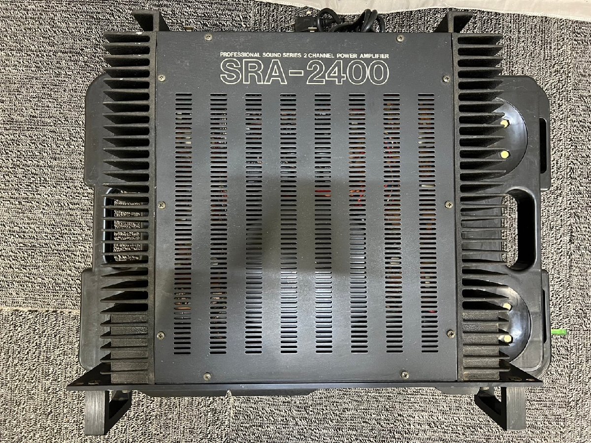 △1093 中古品 オーディオ機器 パワーアンプ Roland SRA-2400 ローランドの画像3