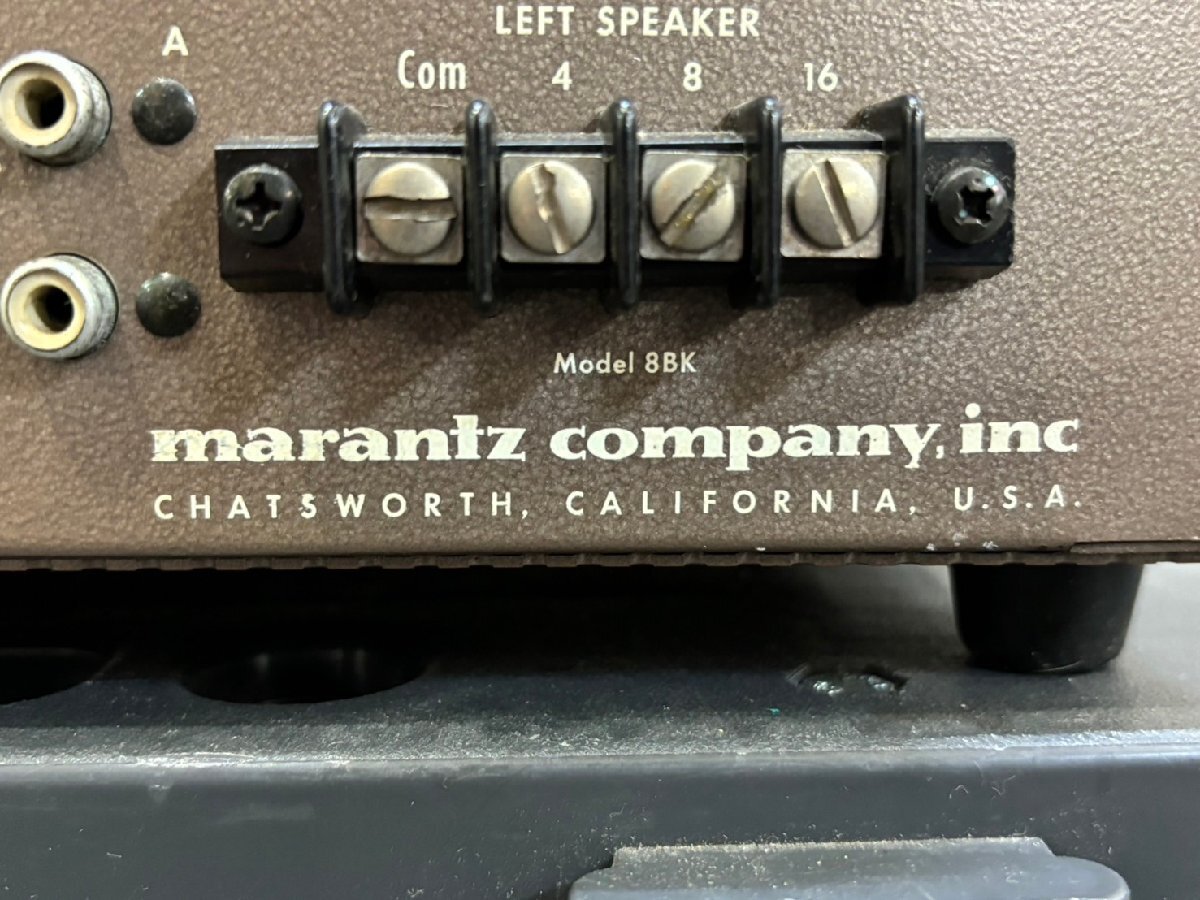 △1102 中古品 オーディオ機器 真空管パワーアンプ  marantz 8BK マランツの画像10