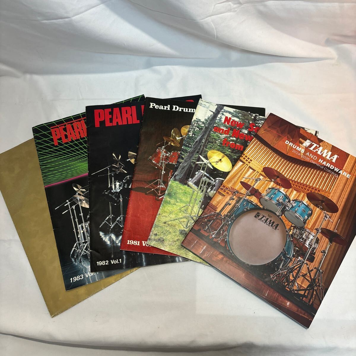 1980年代〜ドラムカタログセット TAMA Pearl Canopus Paiste等 _画像9