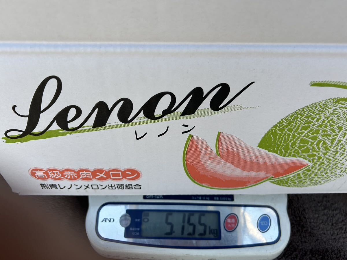  postage included reference sugar times 17 times Kumamoto production Lennon melon L 6 sphere 5/19 shipping expectation home use box included 5 kilo 