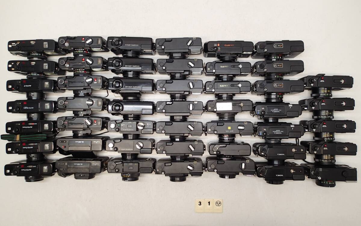 M310E 大量４７台 レンジファインダー コンパクトカメラ など Konica C35 EFD AF2 Minolta HI-MATIC MAMIYA YASHICA Fujica Canon ジャンクの画像7
