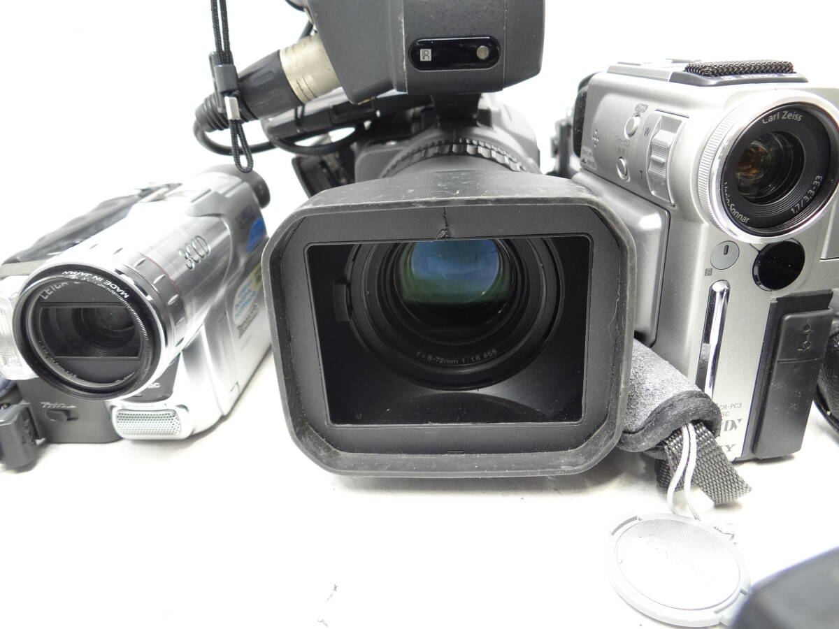 M300E ビデオカメラ ２３台 SONY DSR-PD150 DCR-TRV20 PANASONIC GS70 50 Victor HITACHI SHARP デジタル DVD SD HDD ３CCD 等 ジャンクの画像9