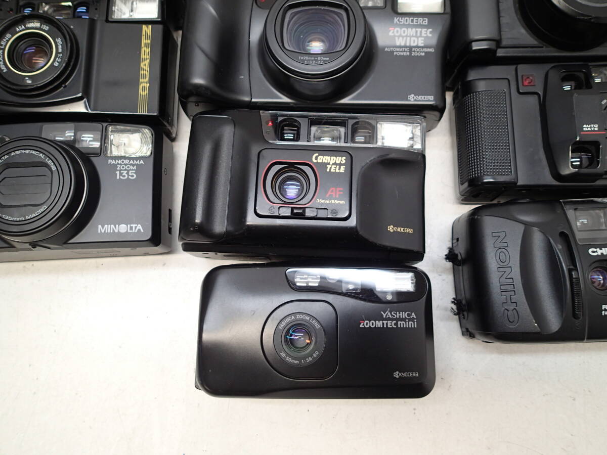 M301E 大量５０個 ポケットカメラ FUJI HD-R CARDIA OLYMPUS 700XB RICOH FF-9D CHINON Konica YASHICA NIKON L35AW CARAMANT 等 ジャンクの画像8