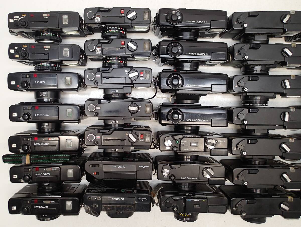 M310E 大量４７台 レンジファインダー コンパクトカメラ など Konica C35 EFD AF2 Minolta HI-MATIC MAMIYA YASHICA Fujica Canon ジャンクの画像8