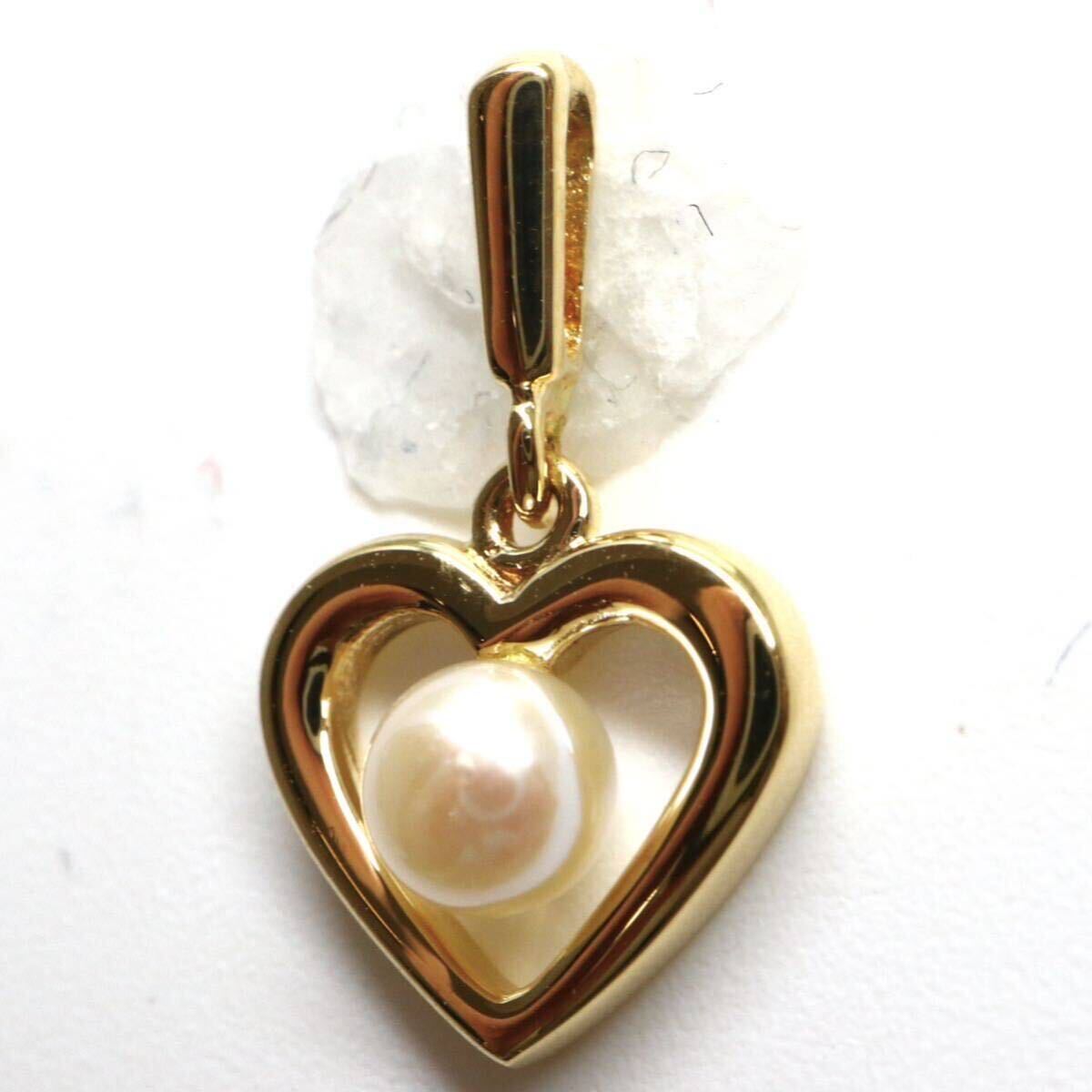MIKIMOTO(ミキモト)箱付き!!テリ良し!!《K18 アコヤ本真珠ペンダントトップ》M 約0.7g pendant パール pearl jewelry ジュエリー DF6/DI6の画像3