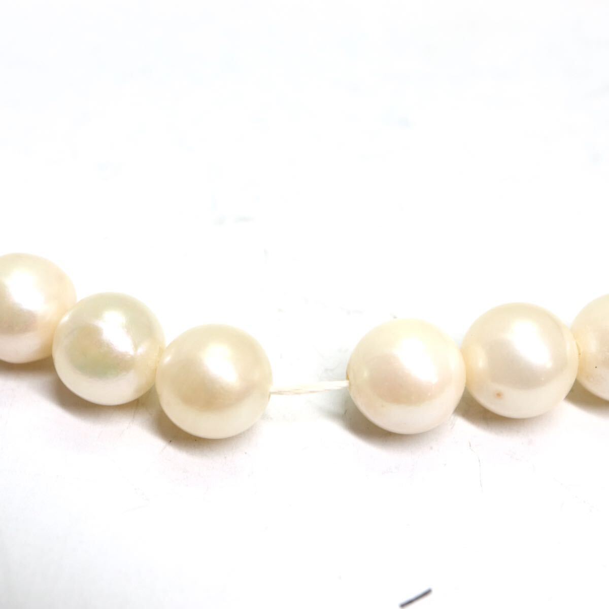 《アコヤ本真珠ネックレス》M 24.0g 約6.0-6.5mm珠 約43cm pearl necklace ジュエリー jewelry CE0/DA0の画像8