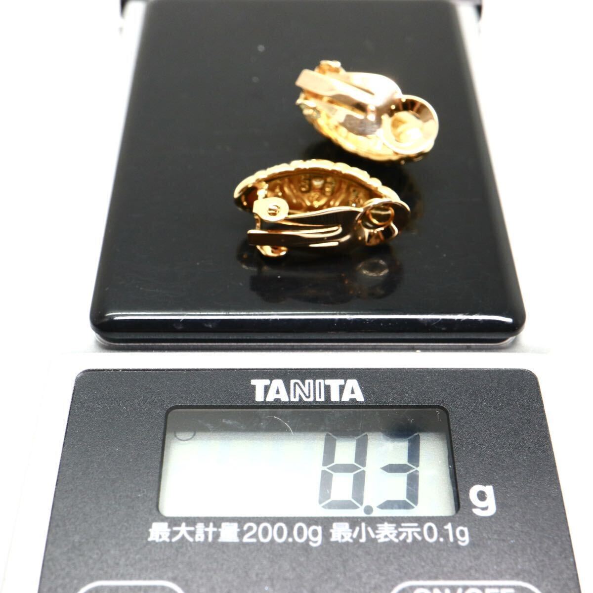 TASAKI(田崎真珠)《K18天然ダイヤモンドイヤリング》M 約8.3g 0.09ct 0.09ct diamond earring jewelry ジュエリー EG8/EH1の画像8