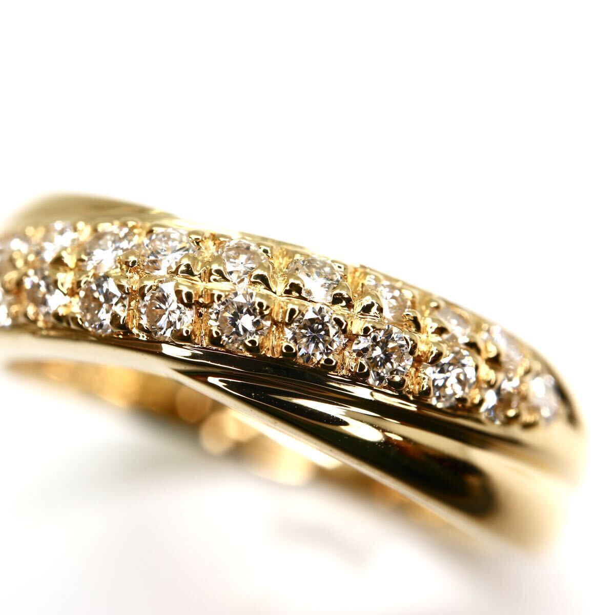 JEWELRY MAKI(ジュエリーマキ)《K18 天然ダイヤモンドリング》M 約4.1g 約12.5号 0.33ct diamond ring 指輪 jewelry ED3/ED5の画像4