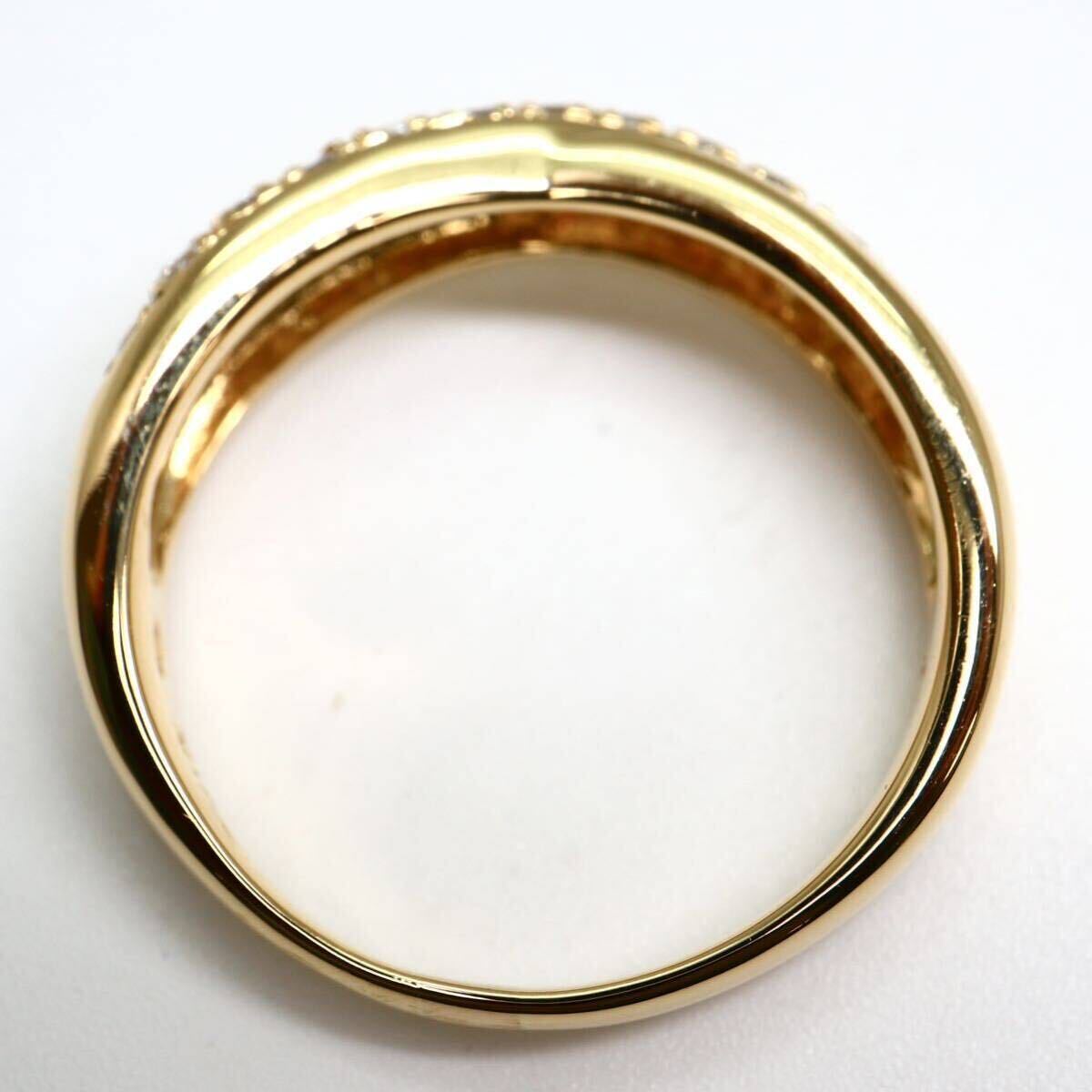 JEWELRY MAKI(ジュエリーマキ)《K18 天然ダイヤモンドリング》M 約4.1g 約12.5号 0.33ct diamond ring 指輪 jewelry ED3/ED5の画像6