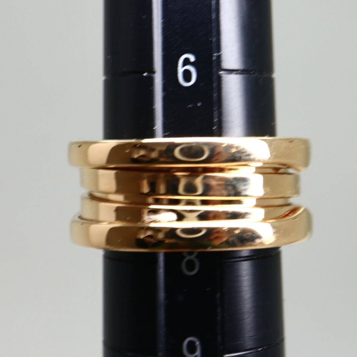 BVLGARI(ブルガリ)箱付き!!《K18(750) B-Zero1 ビーゼロワン リング》M 約10.5g 約7号 ring 指輪 jewelry ジュエリー FA1/FA1の画像8