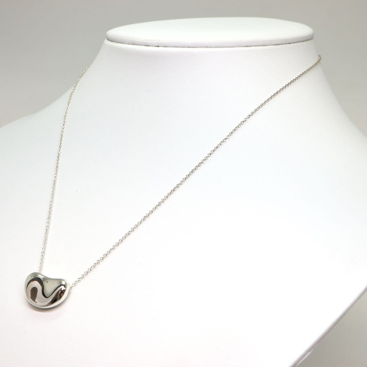 TIFFANY&Co.(ティファニー）《ビーン ネックレス》M 約7.7g 約41cm jewelry ジュエリー necklace DC0/DD0_画像4
