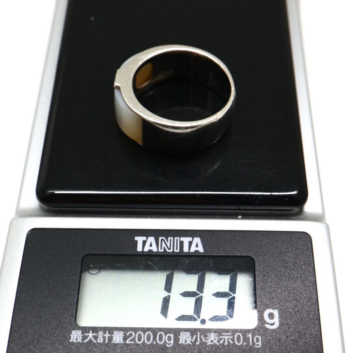 TASAKI(田崎真珠)《Pt900 天然ダイヤモンドリング》M 約13.3g 約15.5号 0.10ct diamond ring ジュエリー jewelry 指輪 EF5/EG0_画像9