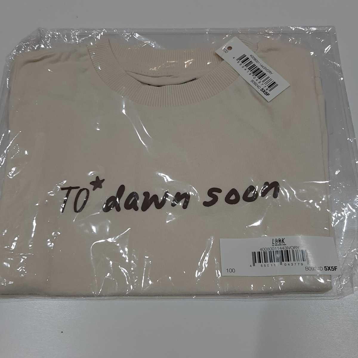 新品タグ付き【100cm 】半袖Tシャツ　LOOK by BEAMS mini　男の子　ルック バイ ビームス ミニ　送料無料　匿名配送_画像3