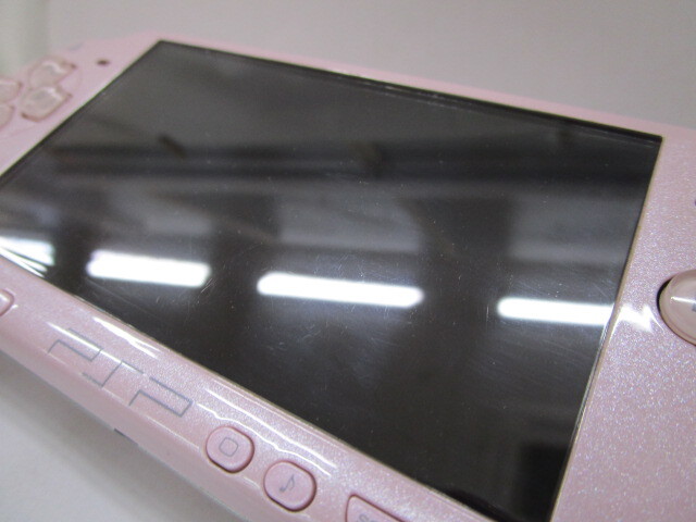 G0515-13Y/ SONY PSP (PSP-2000) 本体 ピンク プレイステーションポータブル_画像9