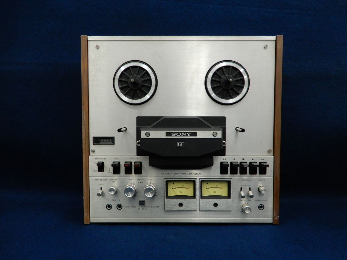 ★オープンリールデッキ SONY TC-5950★ソニー/日本製/ジャンク品/消費税0円_画像2