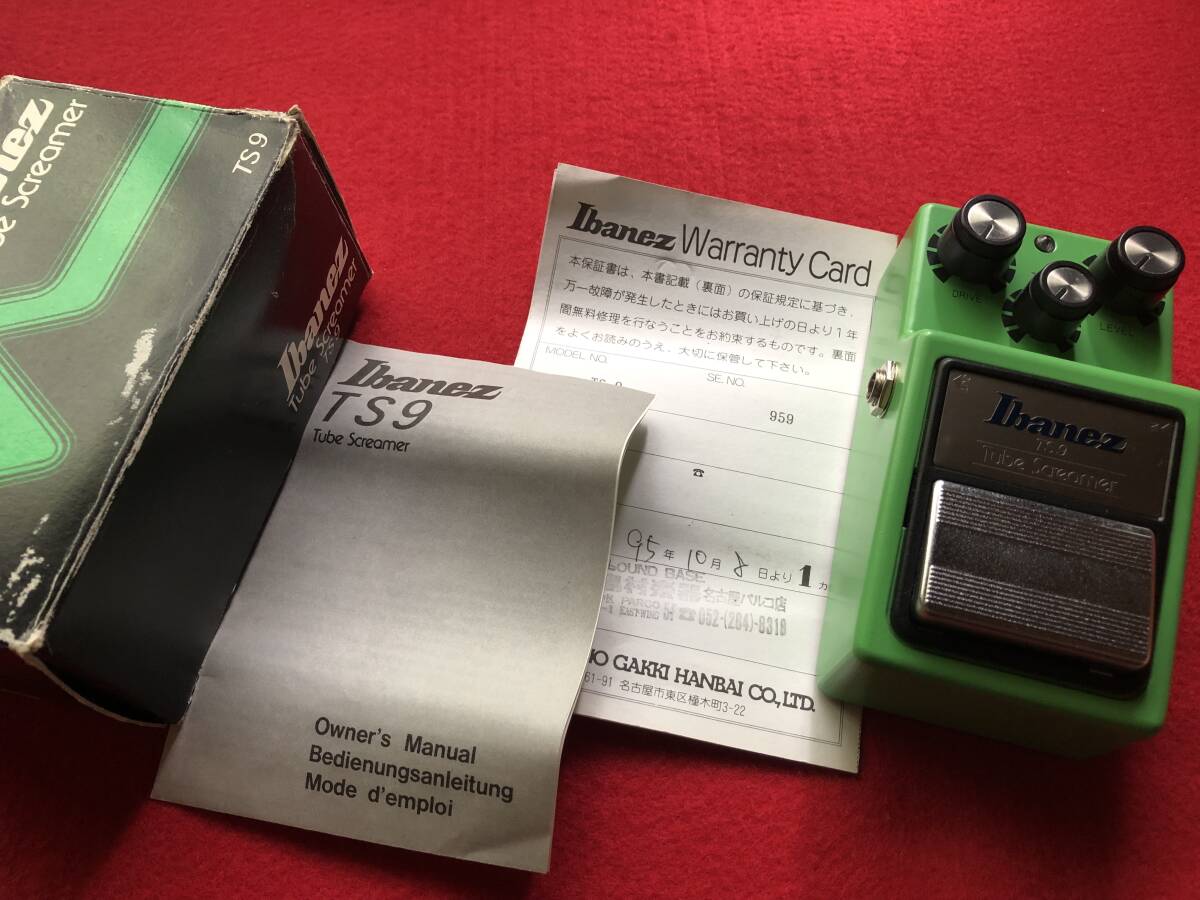 95年 Ibanez TS9 1st Reissue　(Maxon, TS10, TS808, TS-9)_画像4