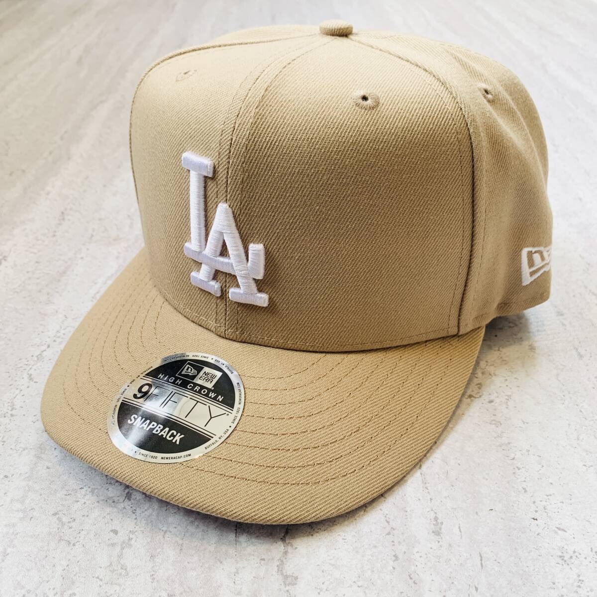 海外限定！ LA ニューエラ キャップ ドジャース ベージュ 9fifty