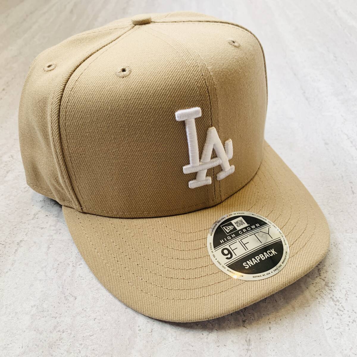 海外限定！ LA ニューエラ キャップ ドジャース ベージュ 9fifty