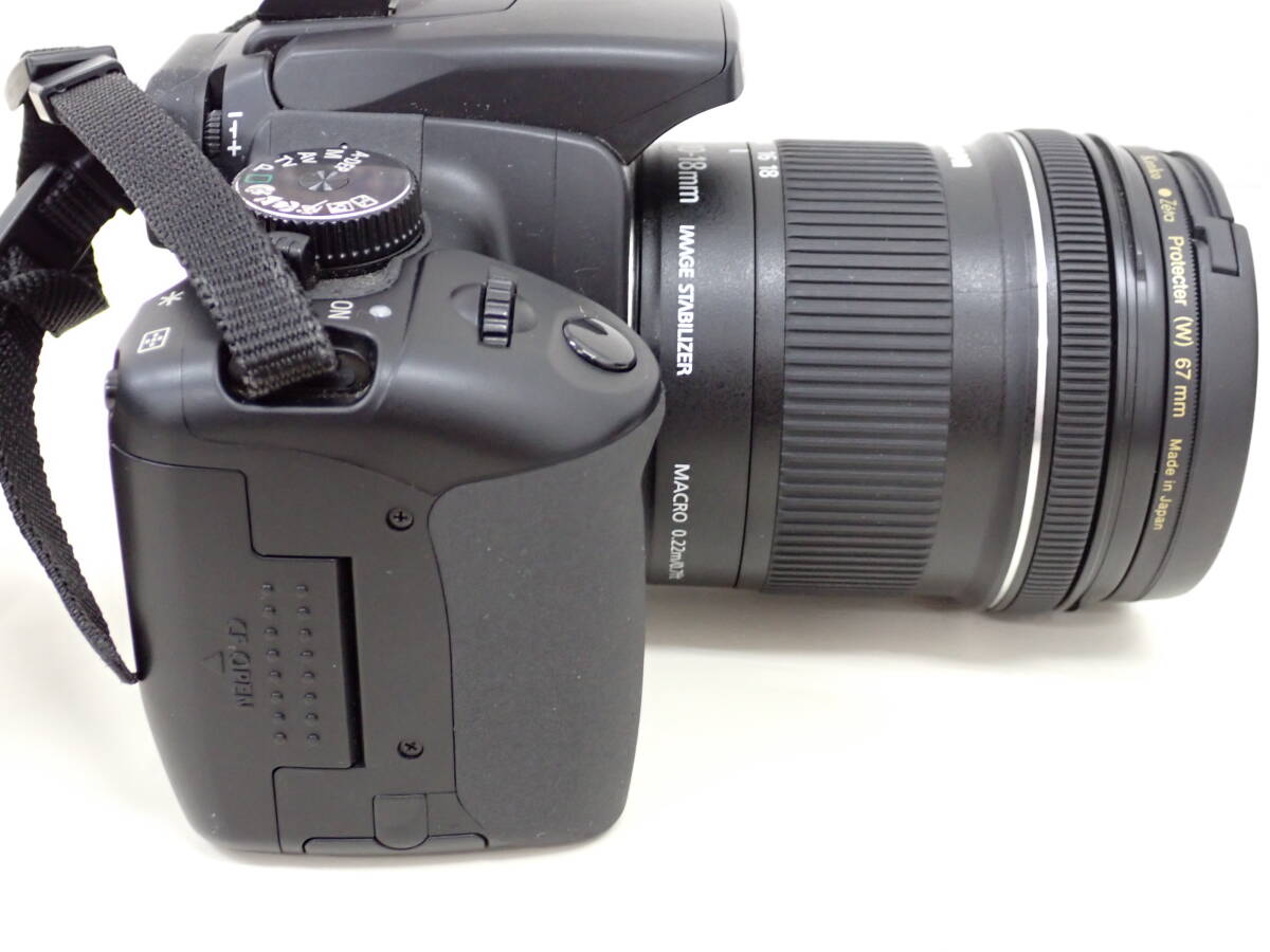 2688★キャノン Canon EOS Kiss Digital X 一眼レフ ボディEF-S 10-18mm レンズ 中古 動作未確認 の画像9