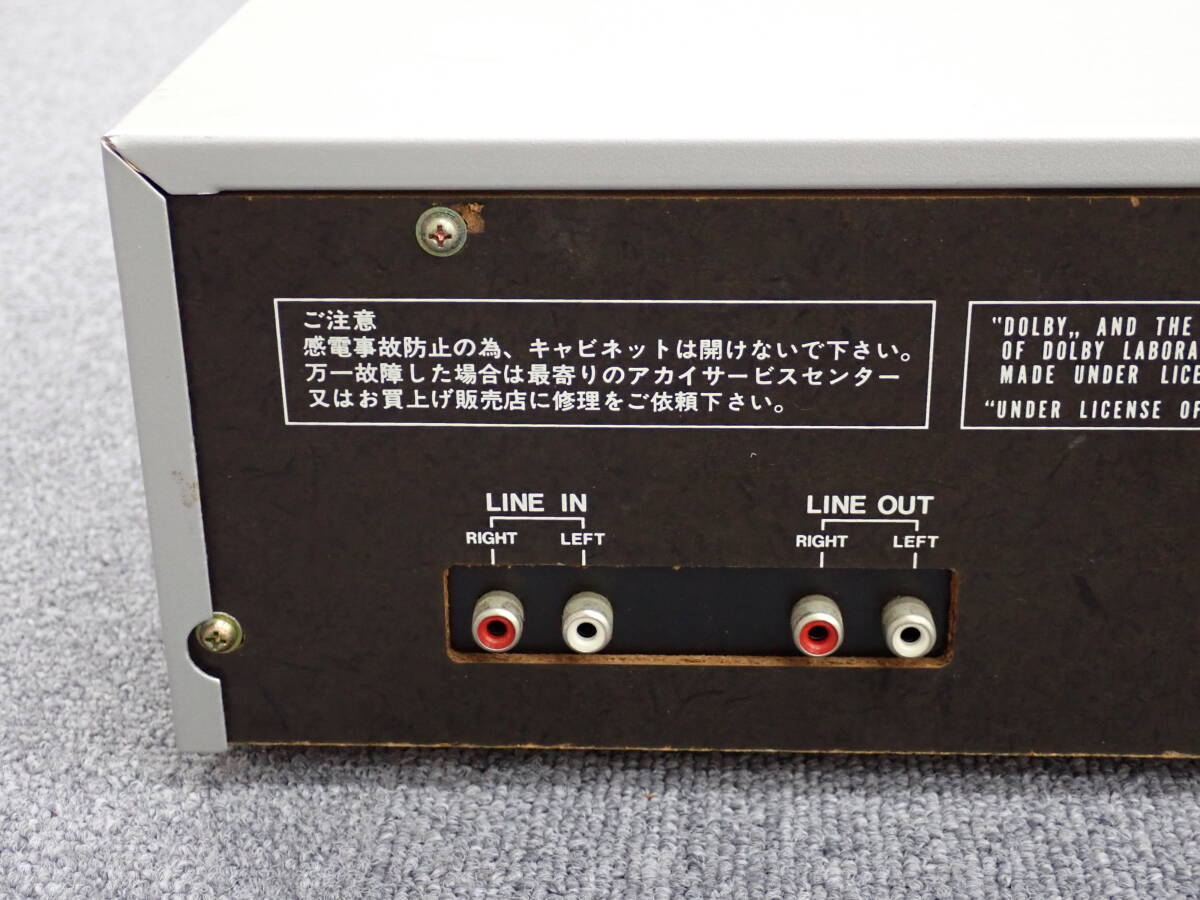 3032 * Akai AKAI CS-F36R cassette deck audio equipment used operation not yet verification Junk passing of years storage goods 