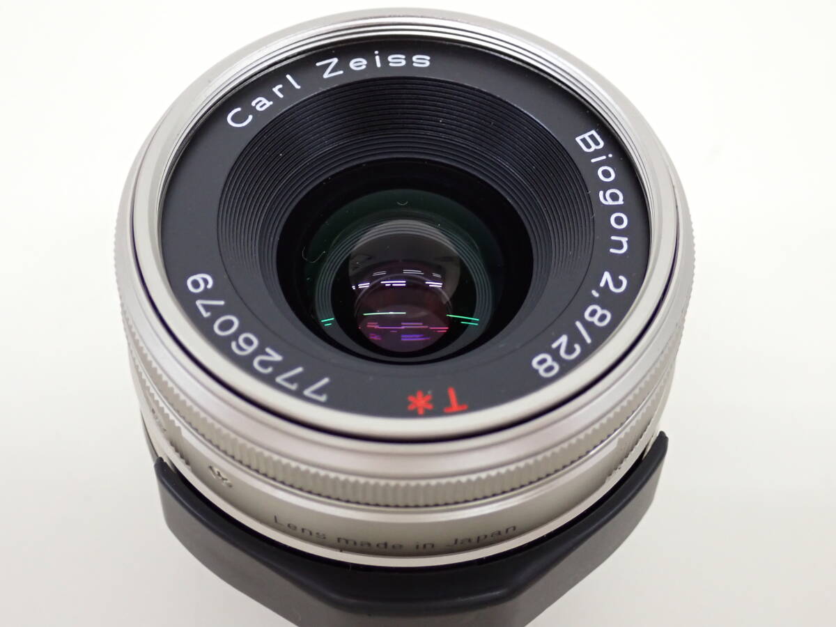 3134 * Carl Zeiss Carl Zeiss Boigon 2.8/28 T * camera lens used operation not yet verification passing of years storage goods 