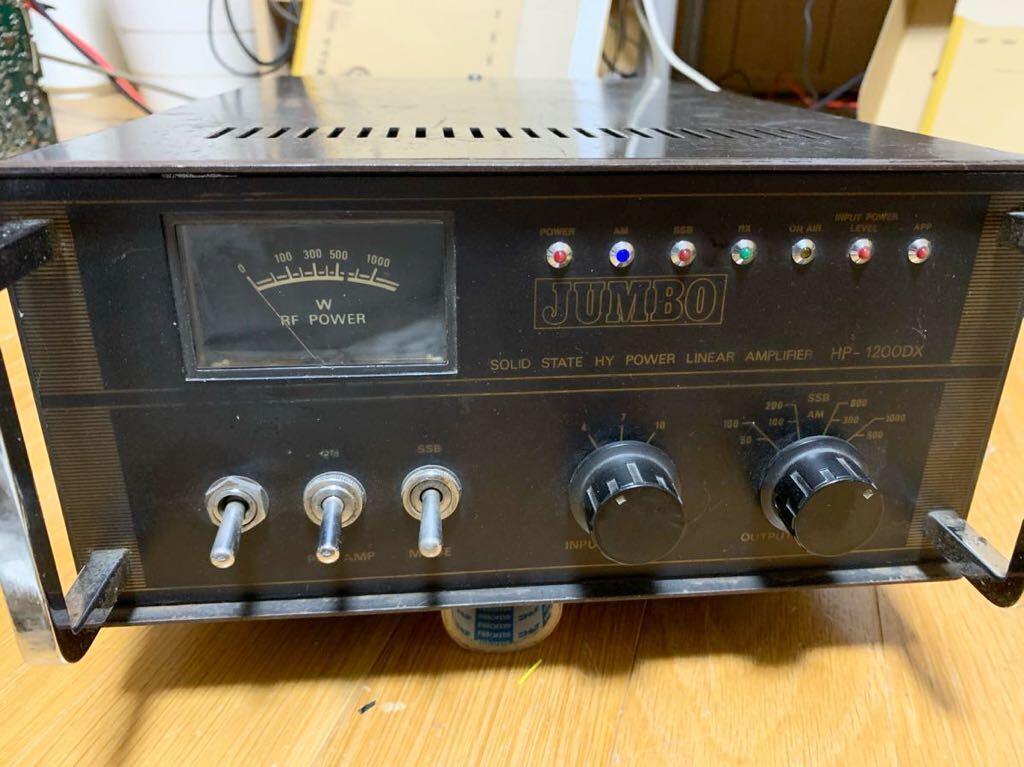 Yahoo!オークション - 初期型JUMBO HP-1200DX リニアアンプ CB Yahoo!オークション - 初期型JUMBO HP-1200DX リニアアンプ CB