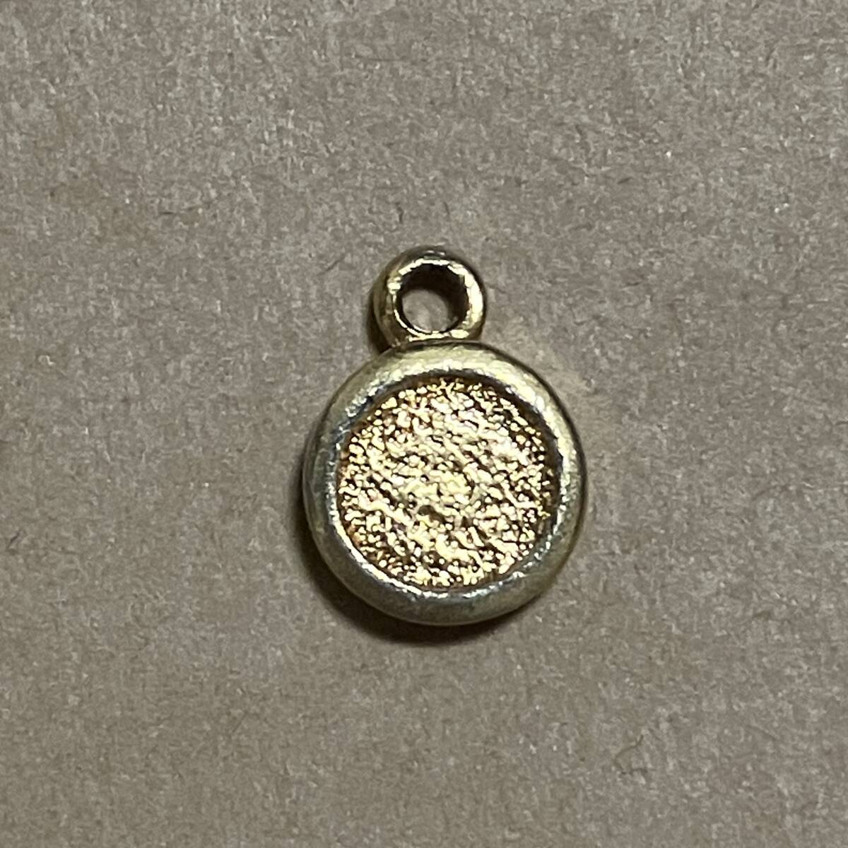 used Christian Dior Dior pendant top approximately 14mm gold color 
