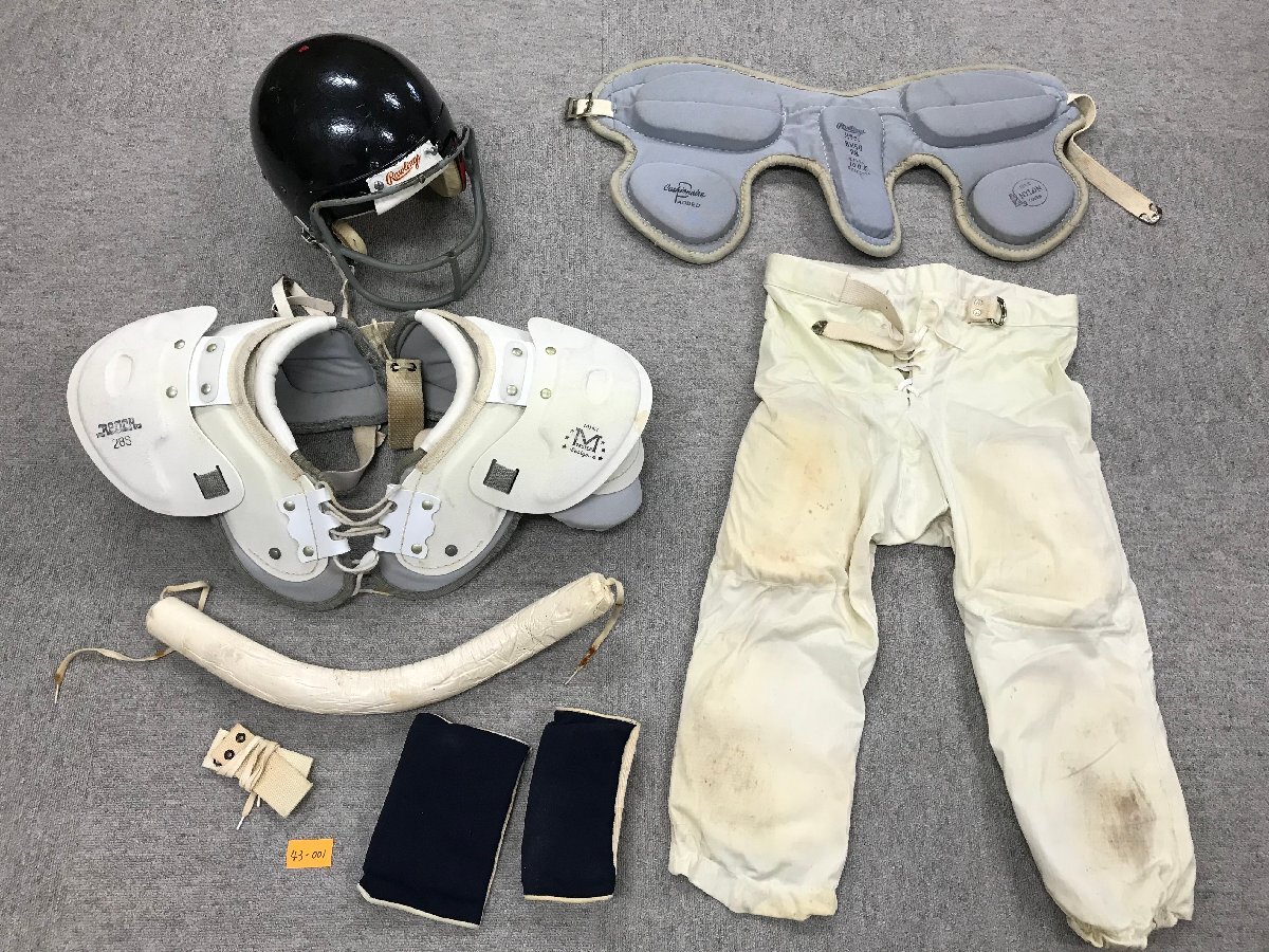 Yahoo!オークション - 43―001 防具セット アメフト Yahoo!オークション - 43―001 防具セット アメフト