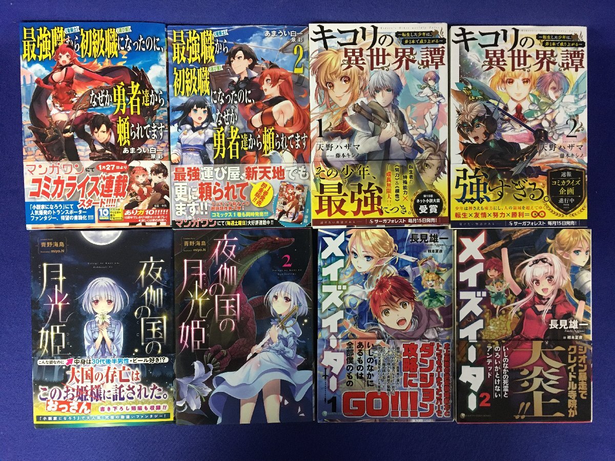 ★３６―０２８★書籍セット　[漂月 人狼への転生、魔王の副官/十夜/甘岸久弥] 等 なろう系 大量53冊まとめ シリーズもの ラノベ [140]_画像6