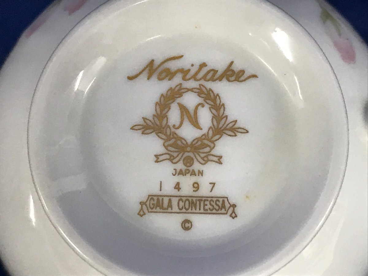 ★４６―０３２★カップ＆ソーサー　Noritake/ノリタケ ガラコンテッサ コーヒーカップ(5個) ソーサー(6枚) ティーカップ 珈琲 洋食器[80]_画像9