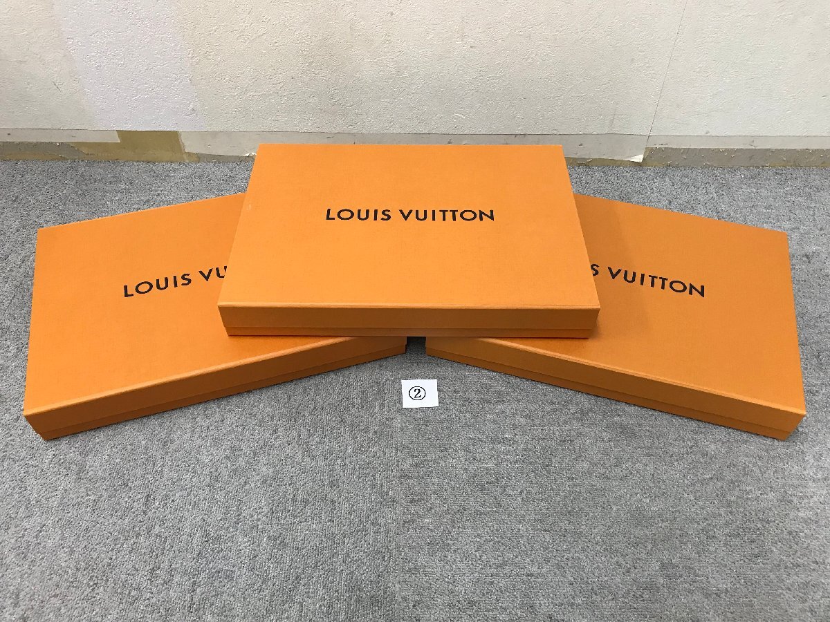 ★０５―００２★空箱　LOUIS VUITTON/ルイ・ヴィトン 計12点まとめて 空き箱 化粧箱 収納ケース 保存箱 引き出し ブランド オレンジ [140]_画像4