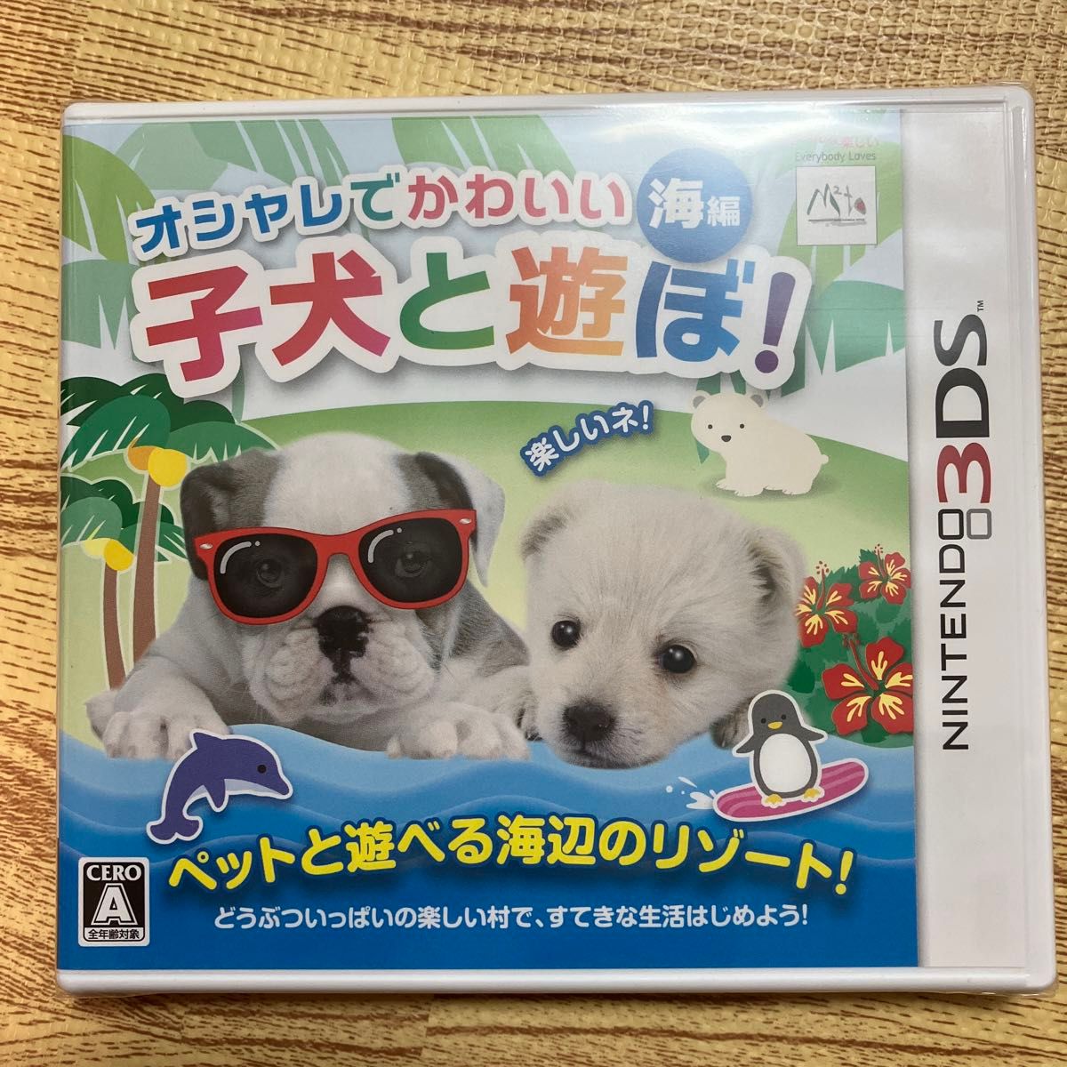 【3DS】 オシャレでかわいい子犬と遊ぼ！ 海編