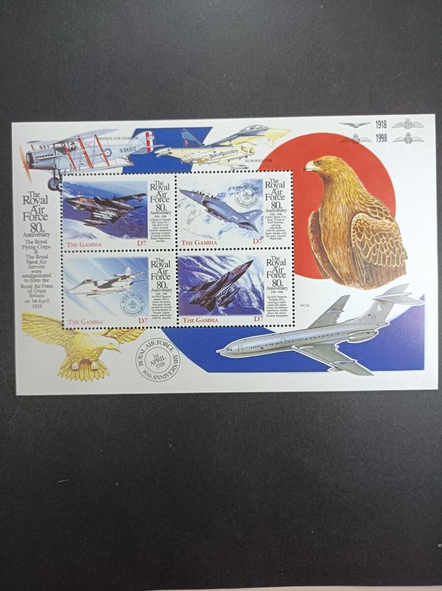 ★ ガンビア 未使用 切手 1998年 4種完 ★切手のみのサイズ 29×42mm ★並以上かと思います。の画像1