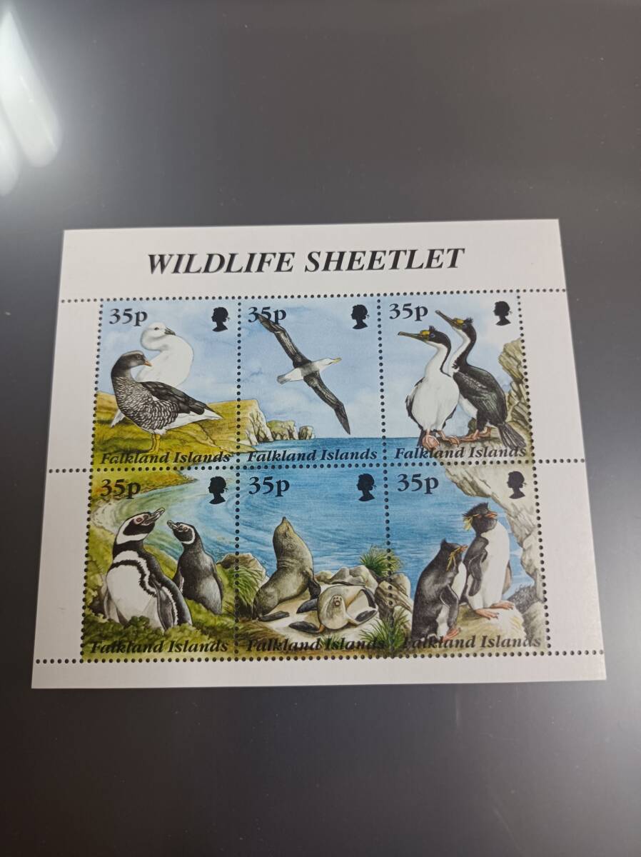☆★ フォークランド諸島　未使用 小型 切手 1995年 6種完 ★並以上かと思います。_画像1