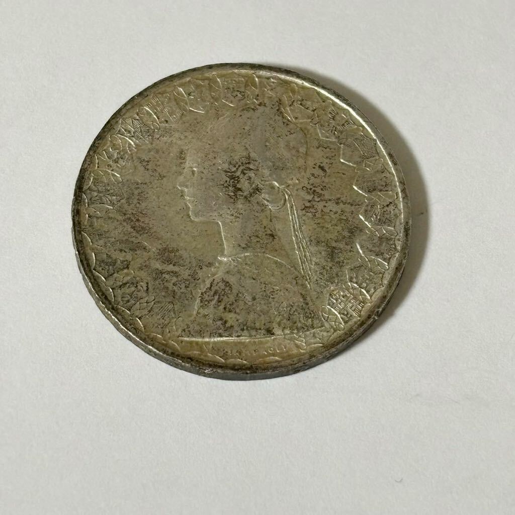 イタリア 500リラ銀貨 1959年 コイン 古銭 コロンブスの航海 サンタマリア号 約11g ④の画像5