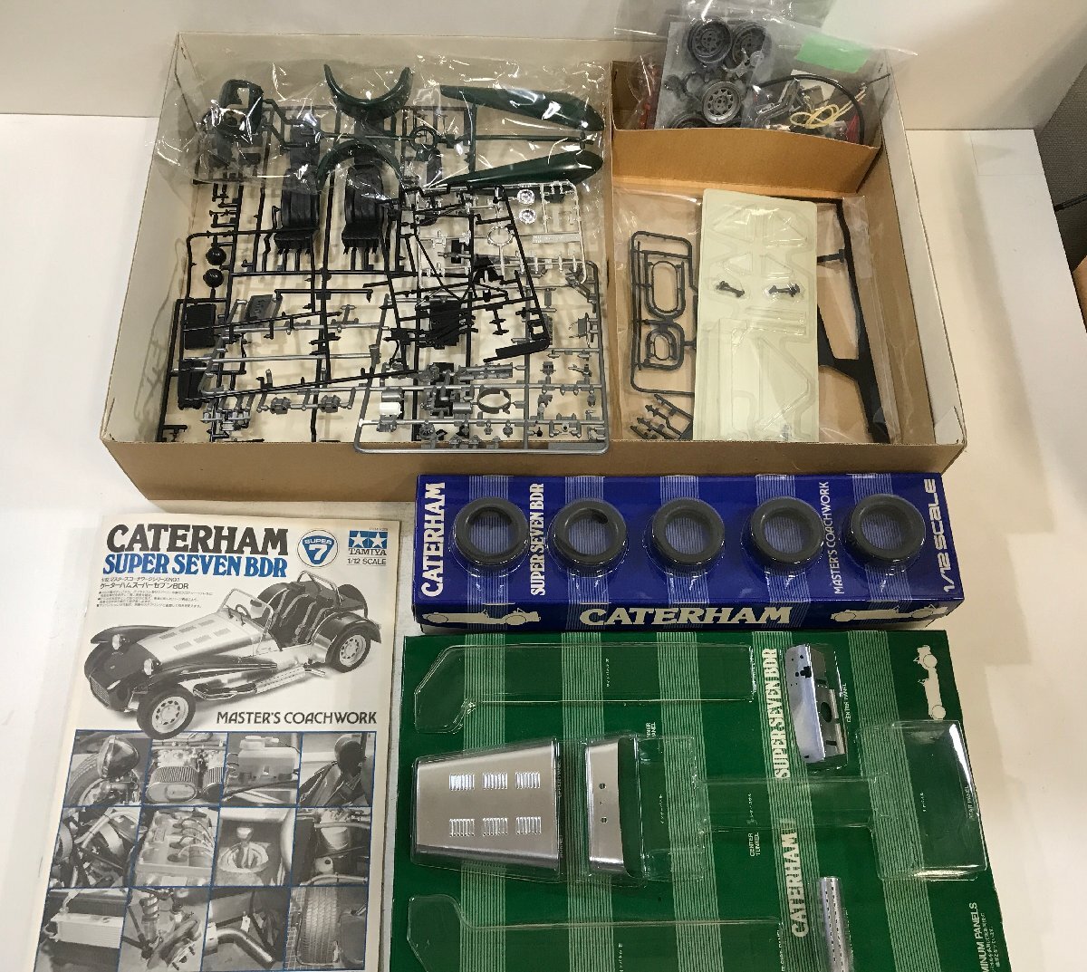 [ Junk ]TAMIYA Caterham super-seven BDR 1/12 { parts lack of equipped } master z Coach Work series Tamiya Tamiya *