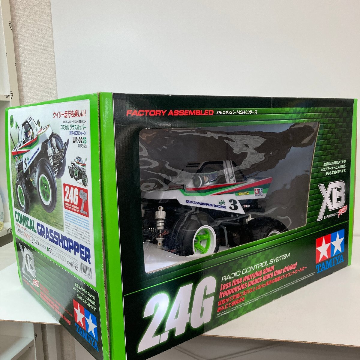 【未開封】TAMIYA ラジコン コミカル グラスホッパー WR-02 CB XB PRO エキスパートビルト 2.4G EXPERT BUILT/ 電動/ タミヤ ●