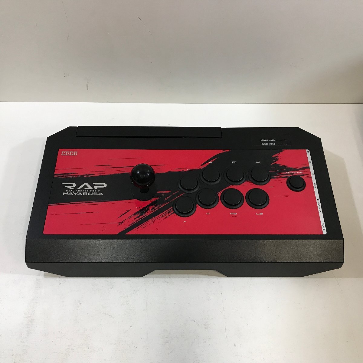 HORI REAL ARCADE PRO.V HAYABUSA PS4-055 《簡易動作確認済》 ホリ アケコン アーケードコントローラー ◆の画像1