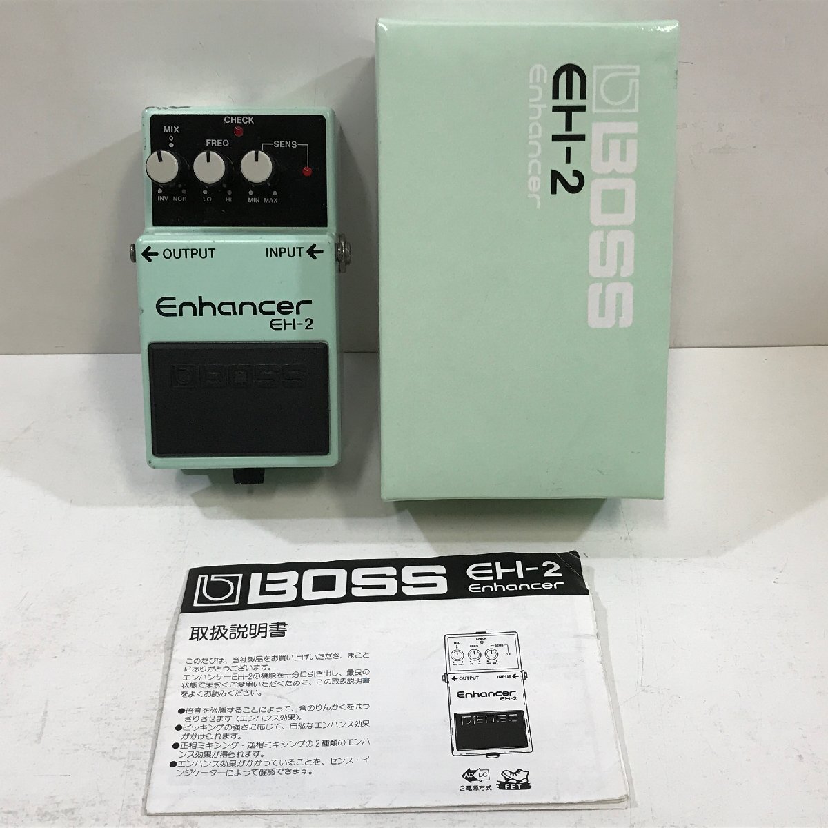 BOSS EH-2 Enhancer 《通電確認済・箱付き》 コンパクトエフェクター ボス エンハンサー ギター用 ◆_画像1