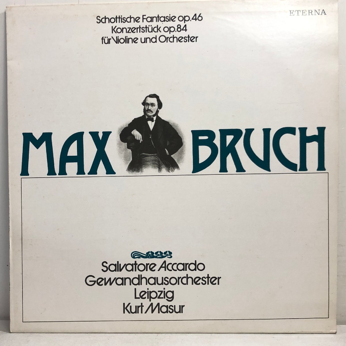 【ドイツ盤 LP】MAX BRUCH マックス・ブルッフ/スコットランド風幻想曲Op.46, コンツェルト・シュトゥック(協奏的小品) 嬰ヘ短調Op.84他▲_画像1