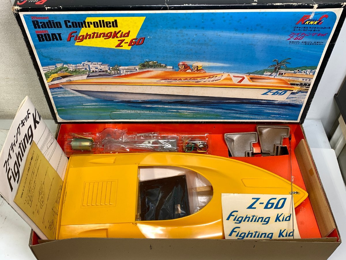 [ Junk ]KNK fighting Kid Z-60 radio control super Speed boat Fighting Kid the earth .NO.FK-60 * taking over possible *