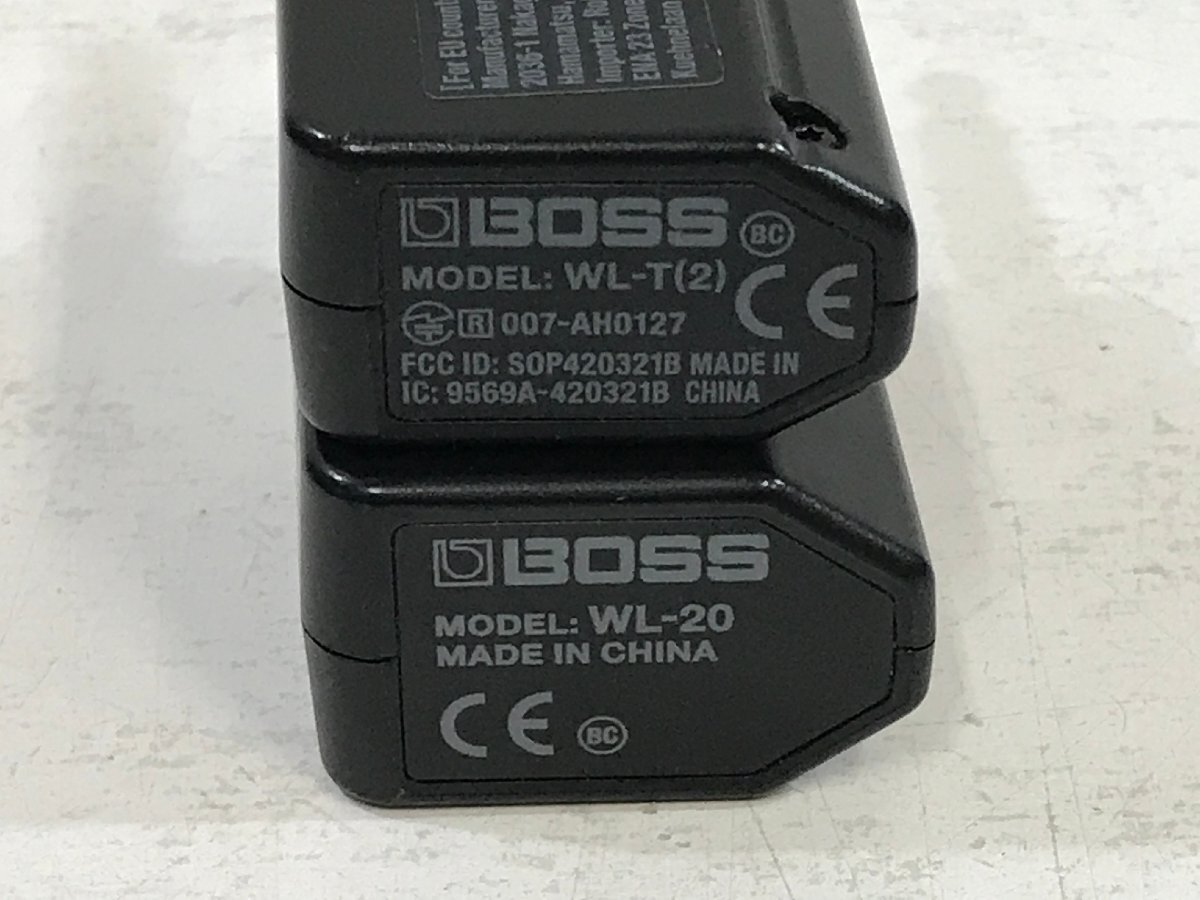 BOSS WL-20 ギターワイヤレスセット 《動作確認済》 ボス WL-T(2) レシーバー トランスミッター 受信機 送信機 ◆の画像3