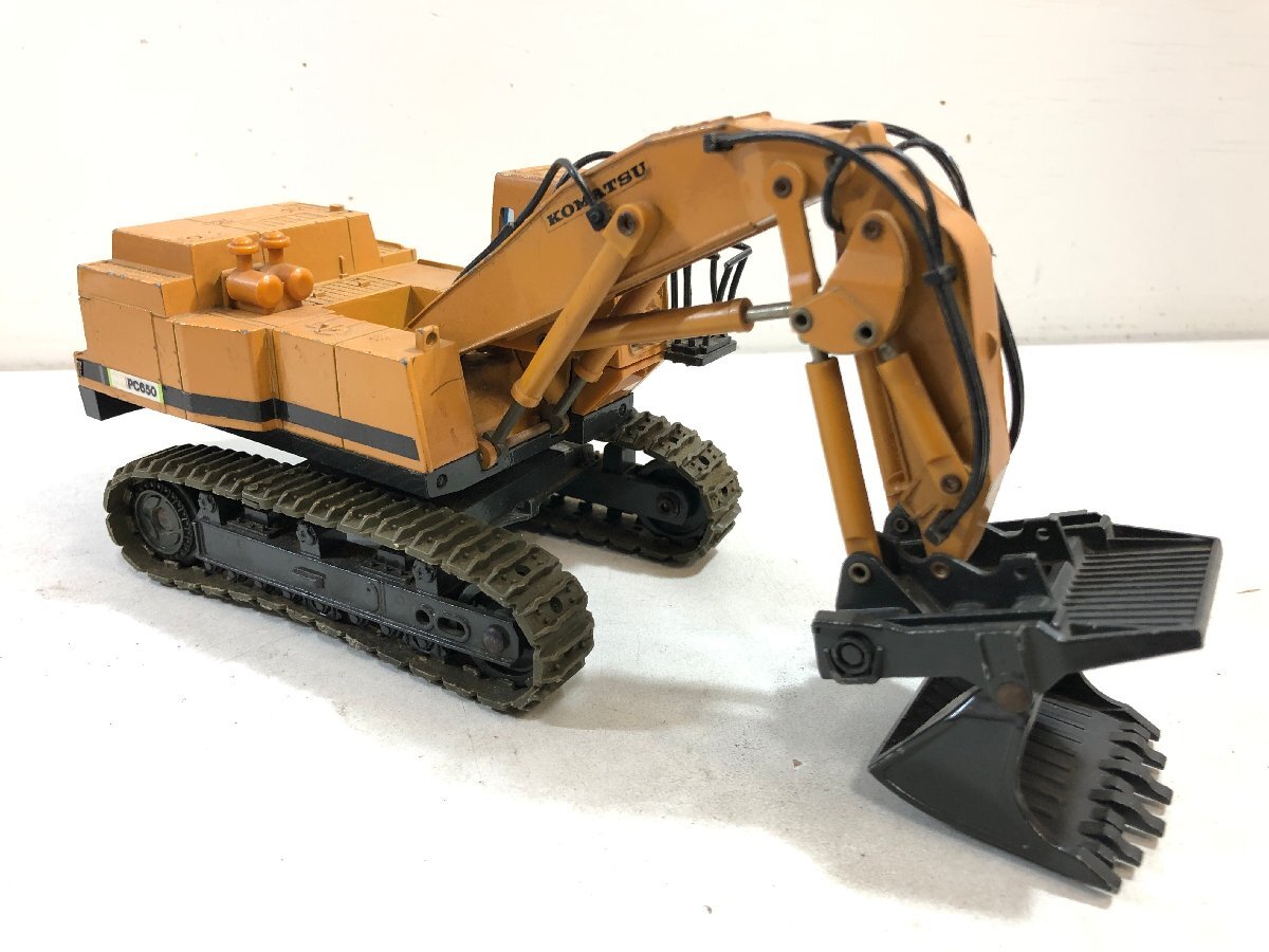 [ minicar ]SHINSEI Komatsu loading shovel PC650 1/50 / Synth iLOADING SHOVEL KOMATSU made in Japan ^