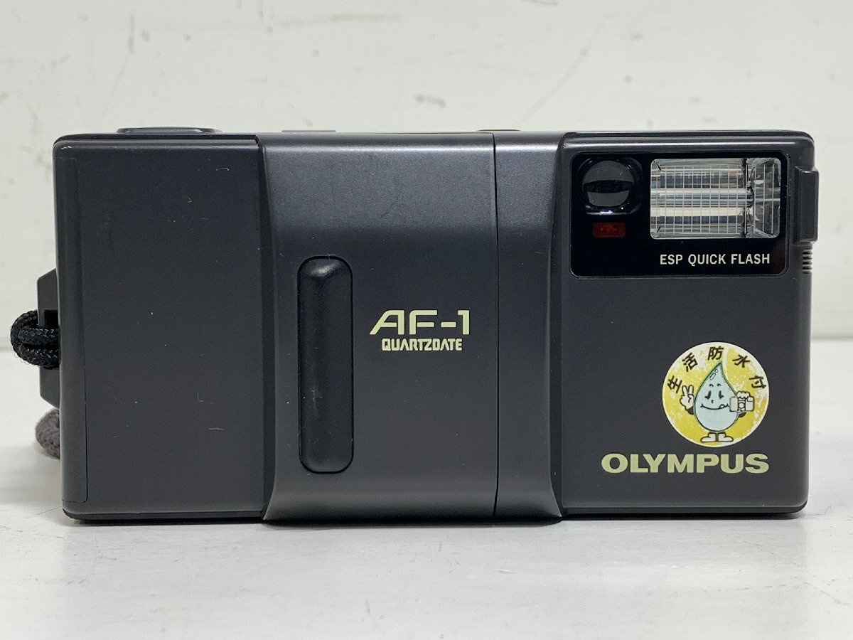 OLYMPUS AF-1＜基本動作確認＞オリンパス ぬれピカ ケース付き コンパクトフィルムカメラ □_画像2