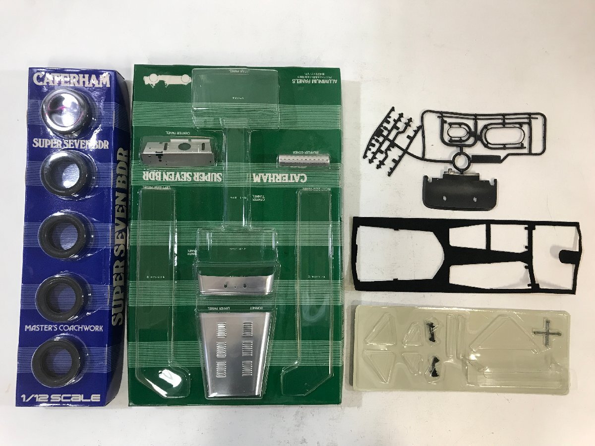 [ Junk ]TAMIYA Caterham super-seven BDR 1/12 { parts lack of equipped } master z Coach Work series Tamiya Tamiya *