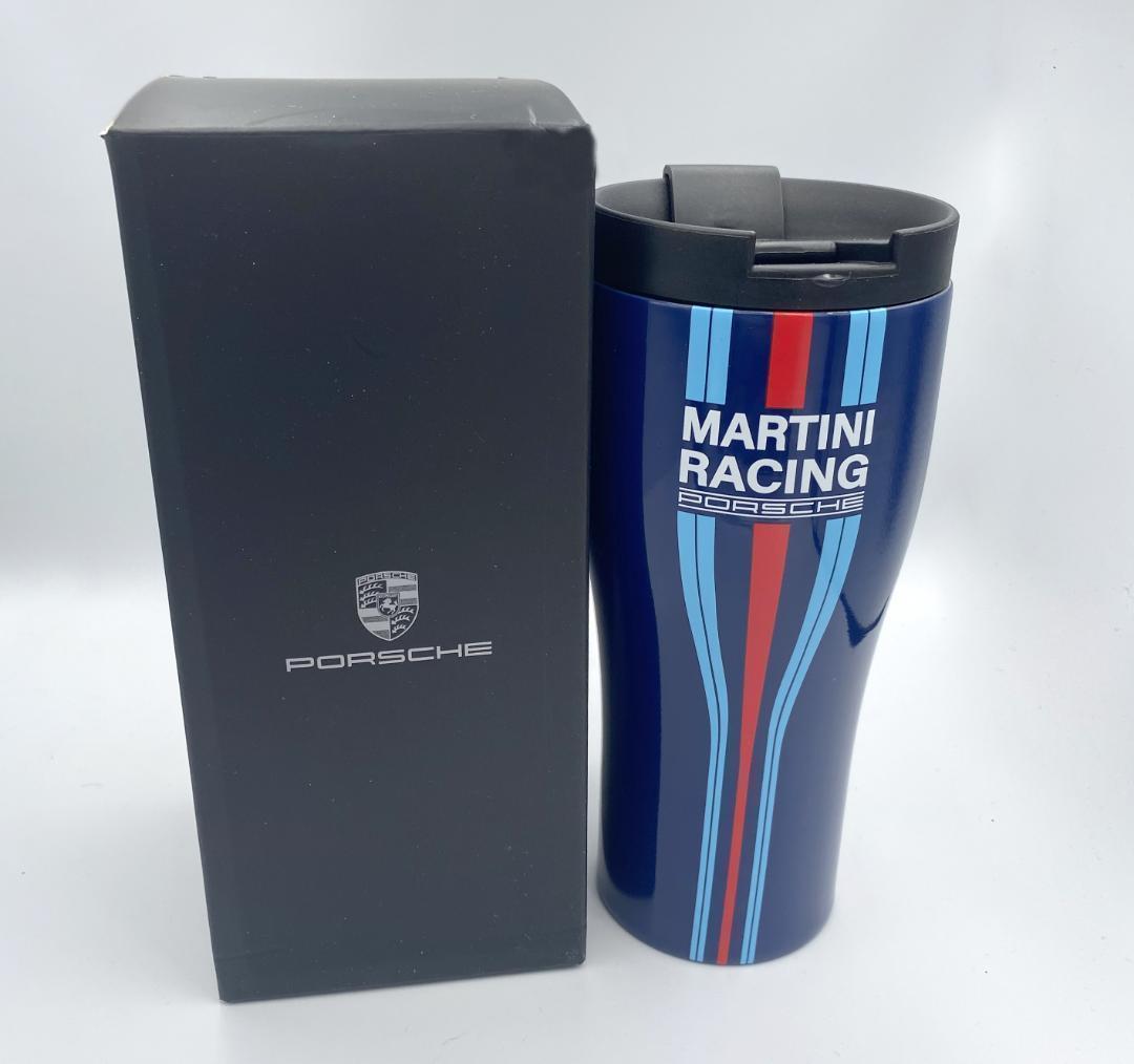 【Porsche MARTINI Racing】タンブラー 青 断熱 保温 マルティーニカラー_画像2