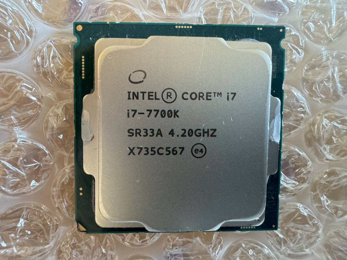 ◆CPU Intel Core i7 7700K 4.2GHz 4コア8スレッド KabyLake PCパーツ インテル◆_画像1